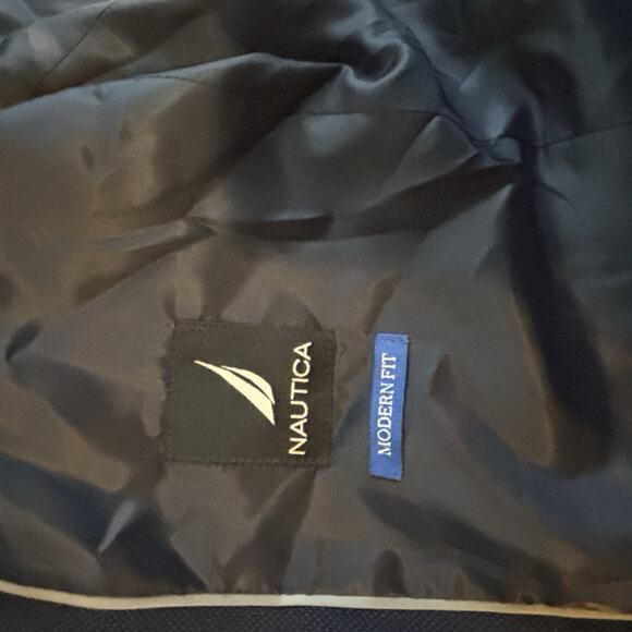 Nautica Mens Modern Fit Sport Coat 38 Regular Navy - Picture 3 of 13